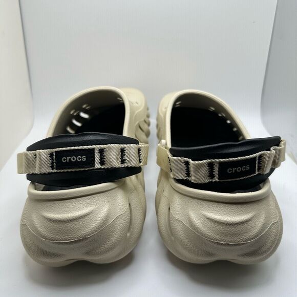 CROCS ECHO CLOG MENS 10 WOMENS 12 BONE WHITE - NEW - Picture 4 of 7